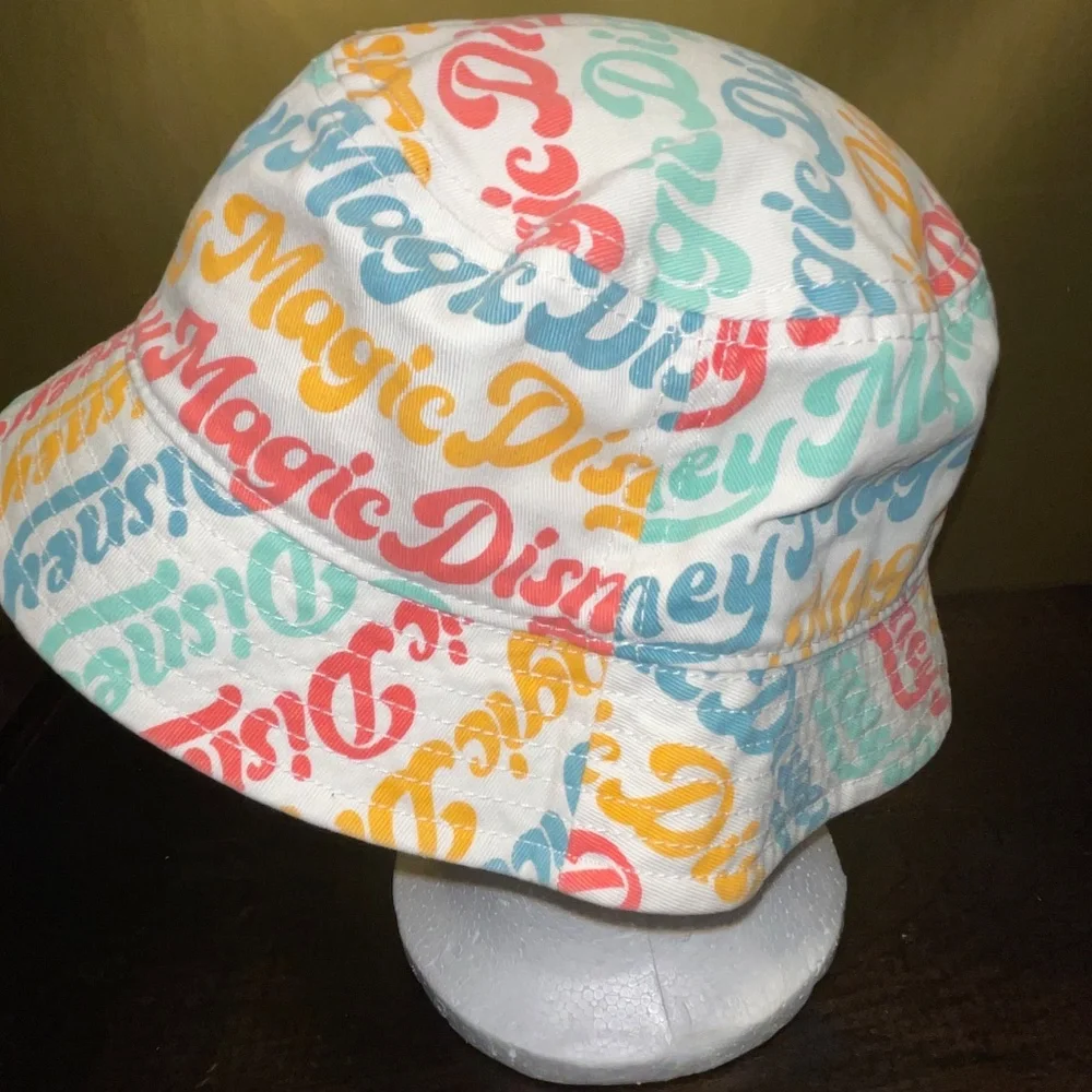 Disney Magic Bucket Hat Retro Throwback Style Disneyland Parks Cotton Hat‎ OSFM